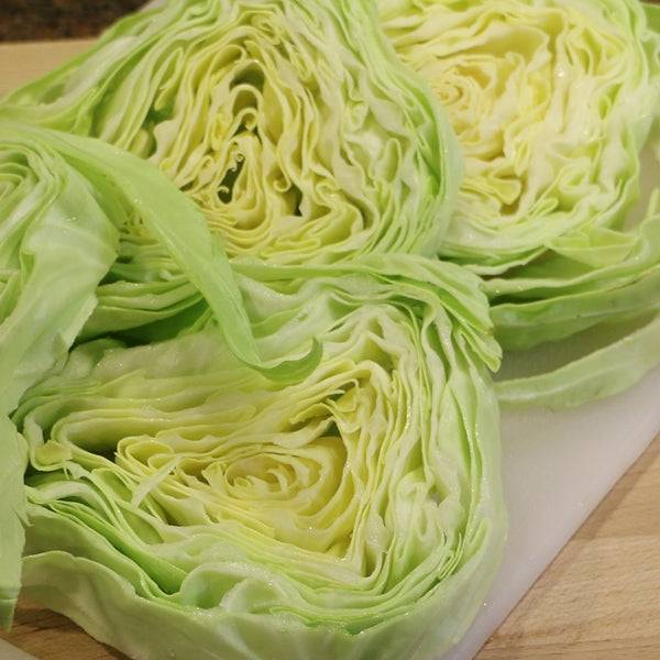 Herzkohl geschnitten