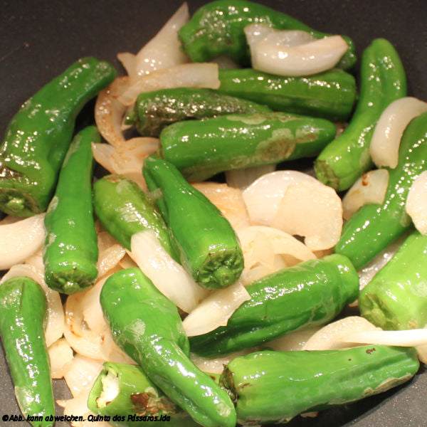 Bratpaprika in der Pfanne