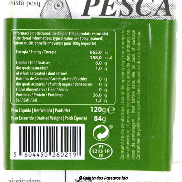 Thunfisch-Filets mit Molho Cru / Santa Catarina / Filet de atum com molho cru, 120g