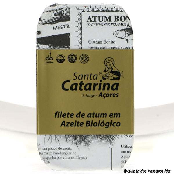 Thunfisch-Filets in Bio-Olivenöl / Santa Catarina / Filet de atum azeite bio, 120g