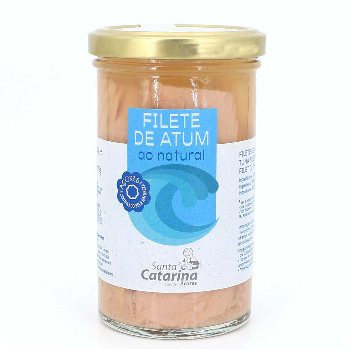Thunfisch-Filets, light naturell / Santa Catarina / Filet de atum, light natural, 250g
