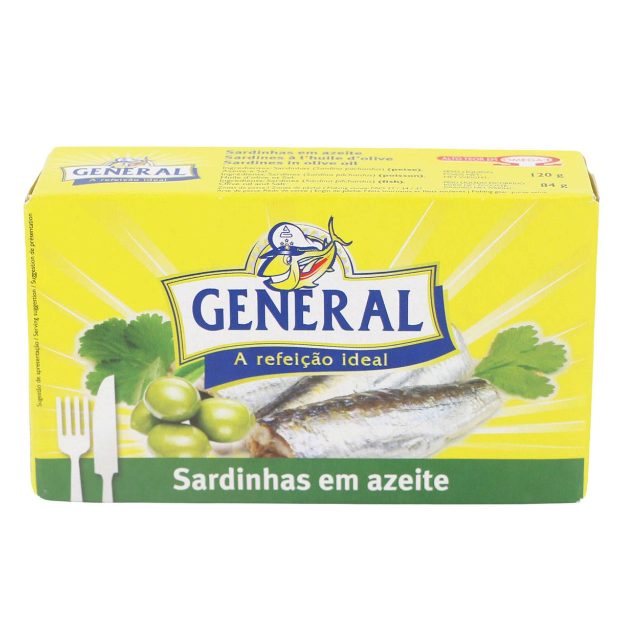 Sardinen in Olivenöl General Packung