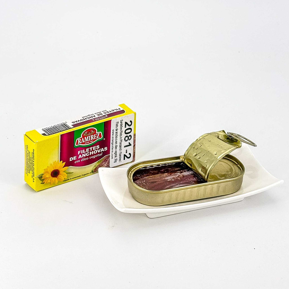 Sardellen-Filets in Pflanzenöl offen