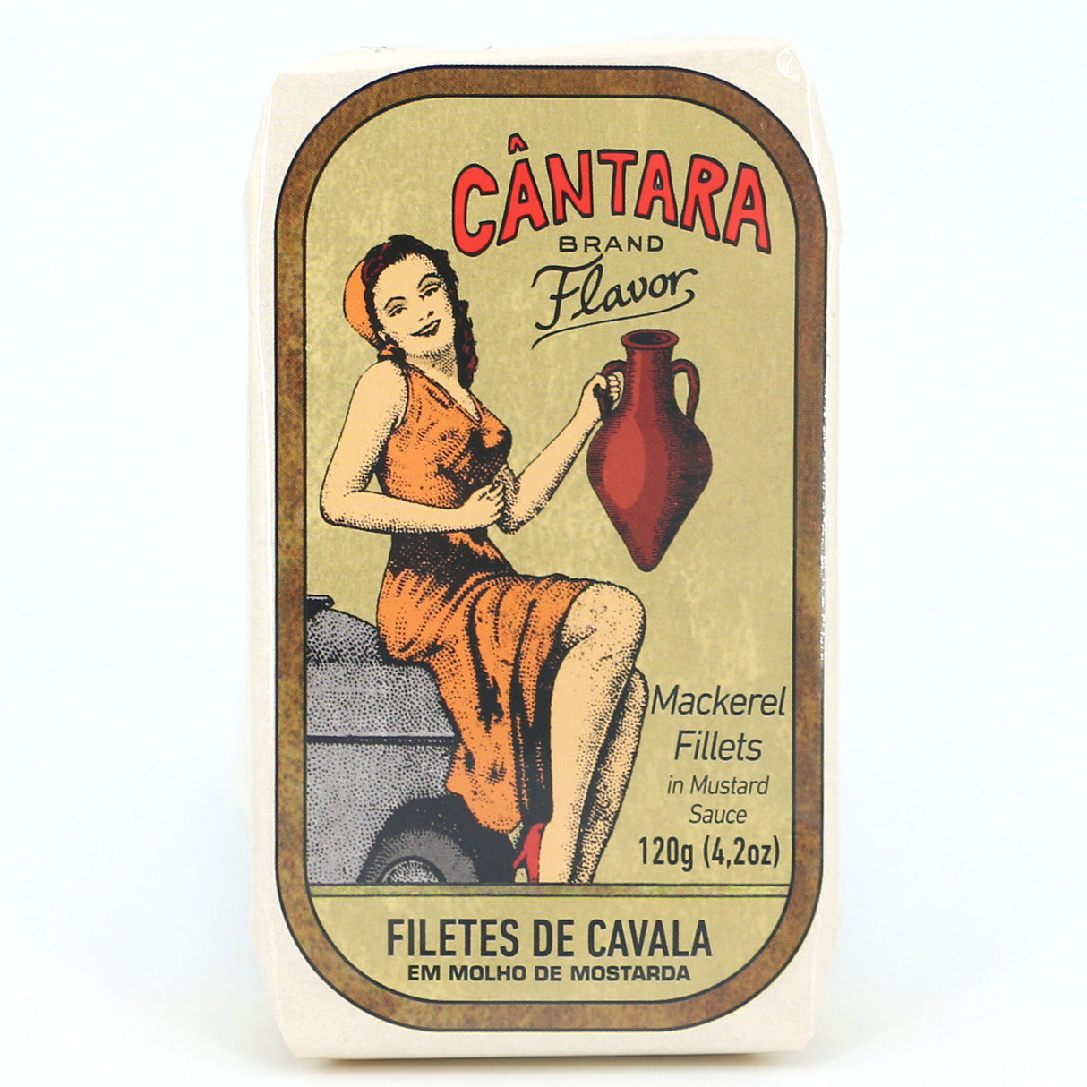 Makrelenfilets in Senfsauce / Cântara / Filetes de cavala em molho de mostarda, 120g