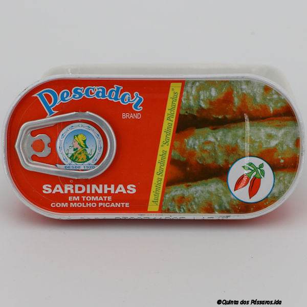Sardine in Tomate pikant / Pescador / Sardinhas em tomate piri piri, 56g