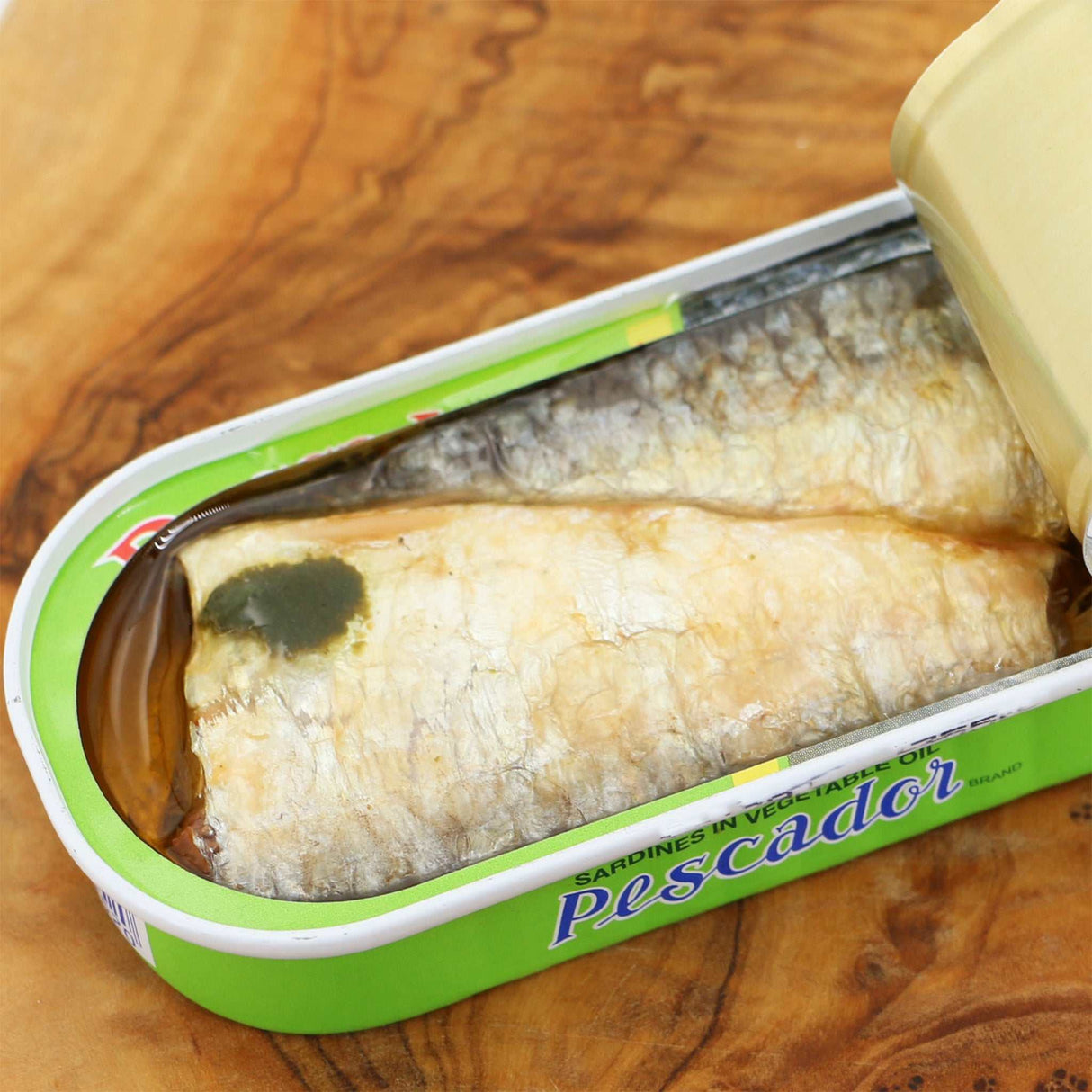 Sardine in Sonnenblumenöl Pescador Dose offen