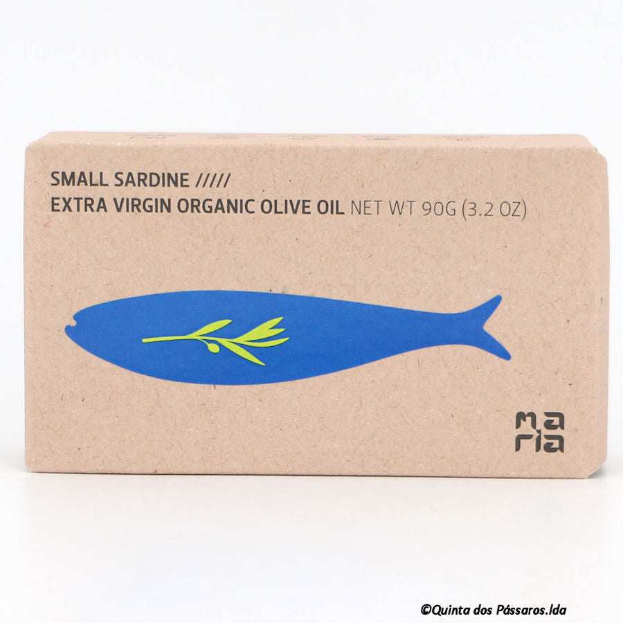 Sardine extra klein in Bio-Olivenöl / MARIA / Petingas em azeite bio, 90g