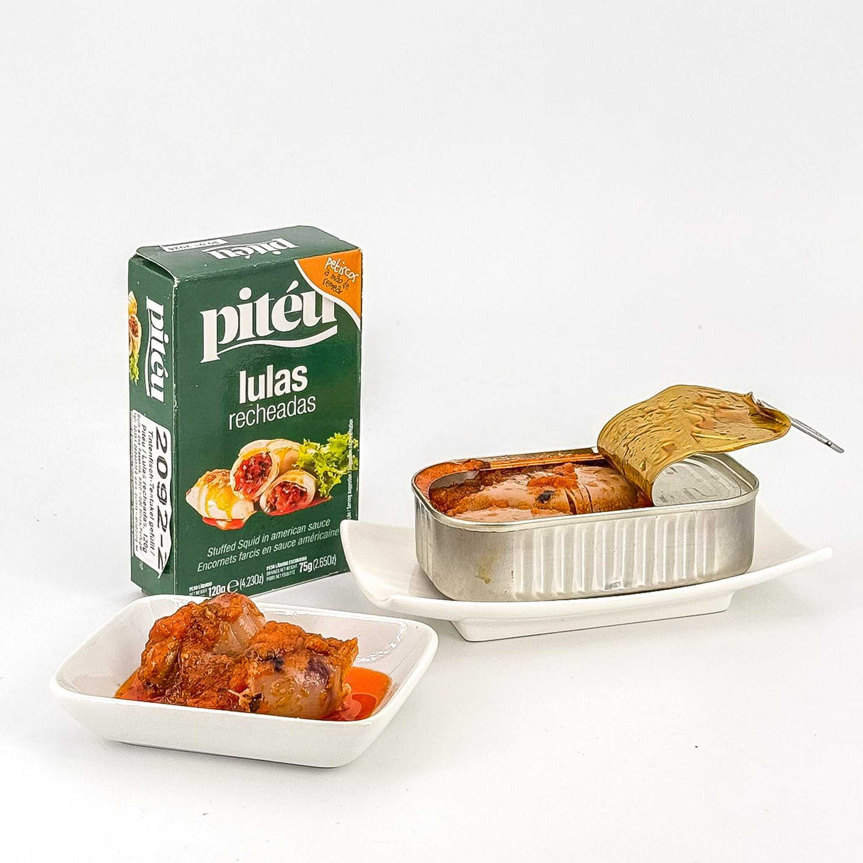 Tintenfischtentakel gefüllt mehr