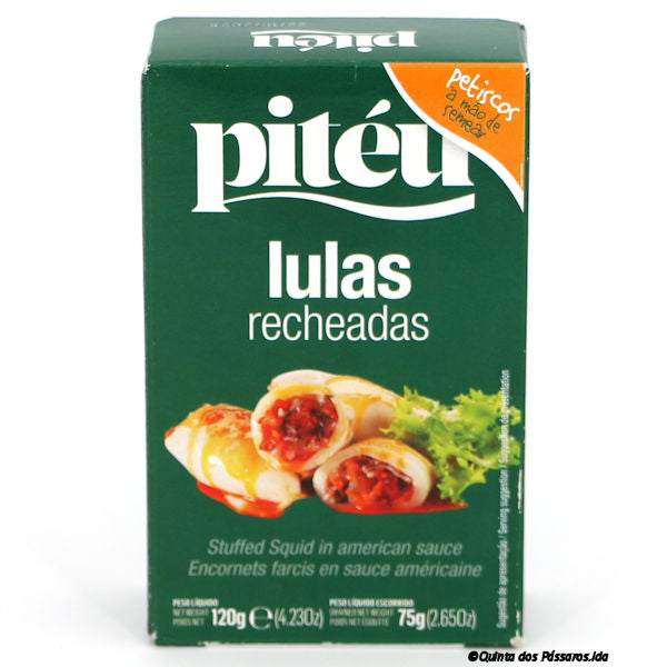 Tintenfischtentakel gefüllt