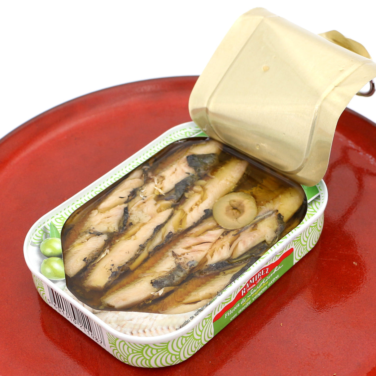 Sardinenfilets ohne Gräten in Olivenöl Ramirez Dose offen
