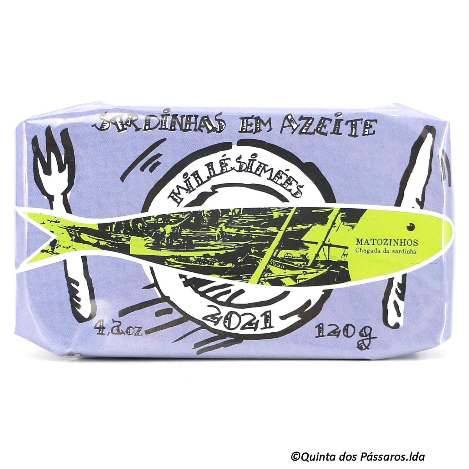 Sardine in Olivenöl, Millésimées Jahrgang 2021 / Cântara / Sardinha em azeite, 120g