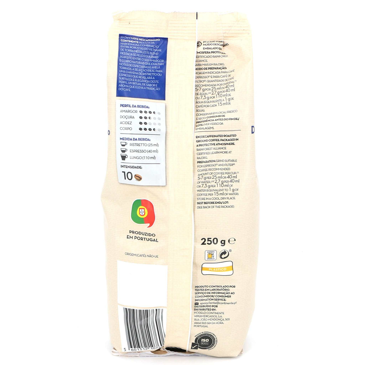 Kaffee ohne Koffein gemahlen