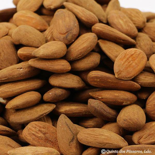 Mandelkerne groß mit Haut