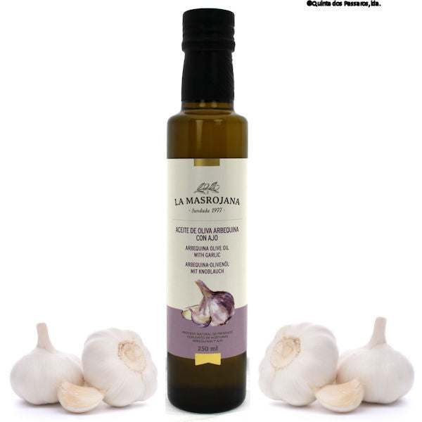 Olive oil GARLIC, Virgin Extra / La Masrojana /Azeite alho, virgin extra, 250ml