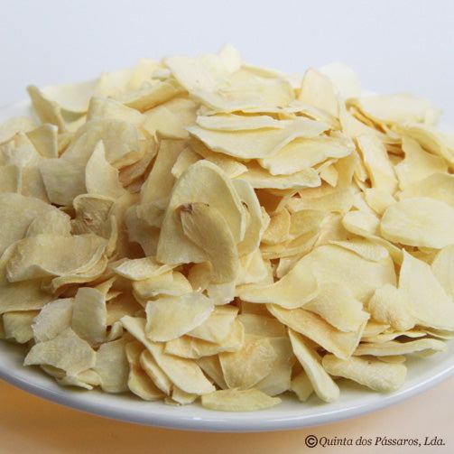 Knoblauch geschnitten & getrocknet