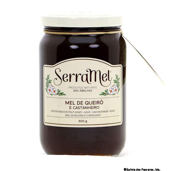 Miel de fleur de châtaignier de bruyère / Serramel / Mel de queiró e castanheiro, 480g