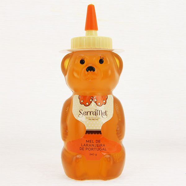 Orange blossom honey in bear bottle / Serramel / Mel de laranjeira urso, 340g
