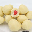 Erdbeeren in weißer Schokolade