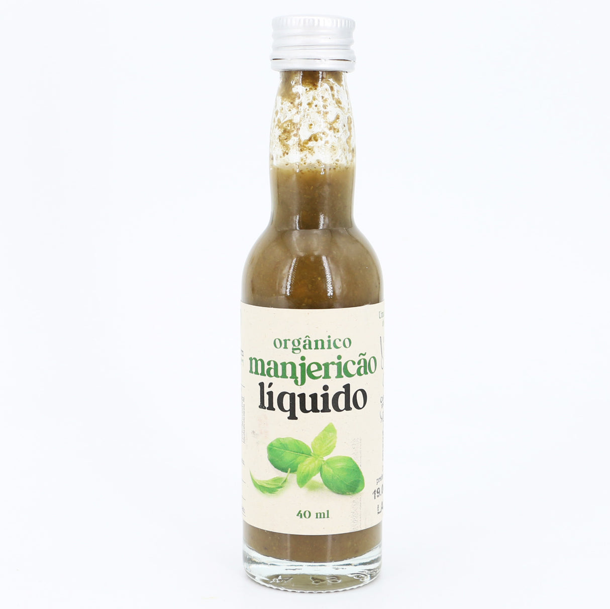 Flüssige Bio Kräuter Basilikum Flasche
