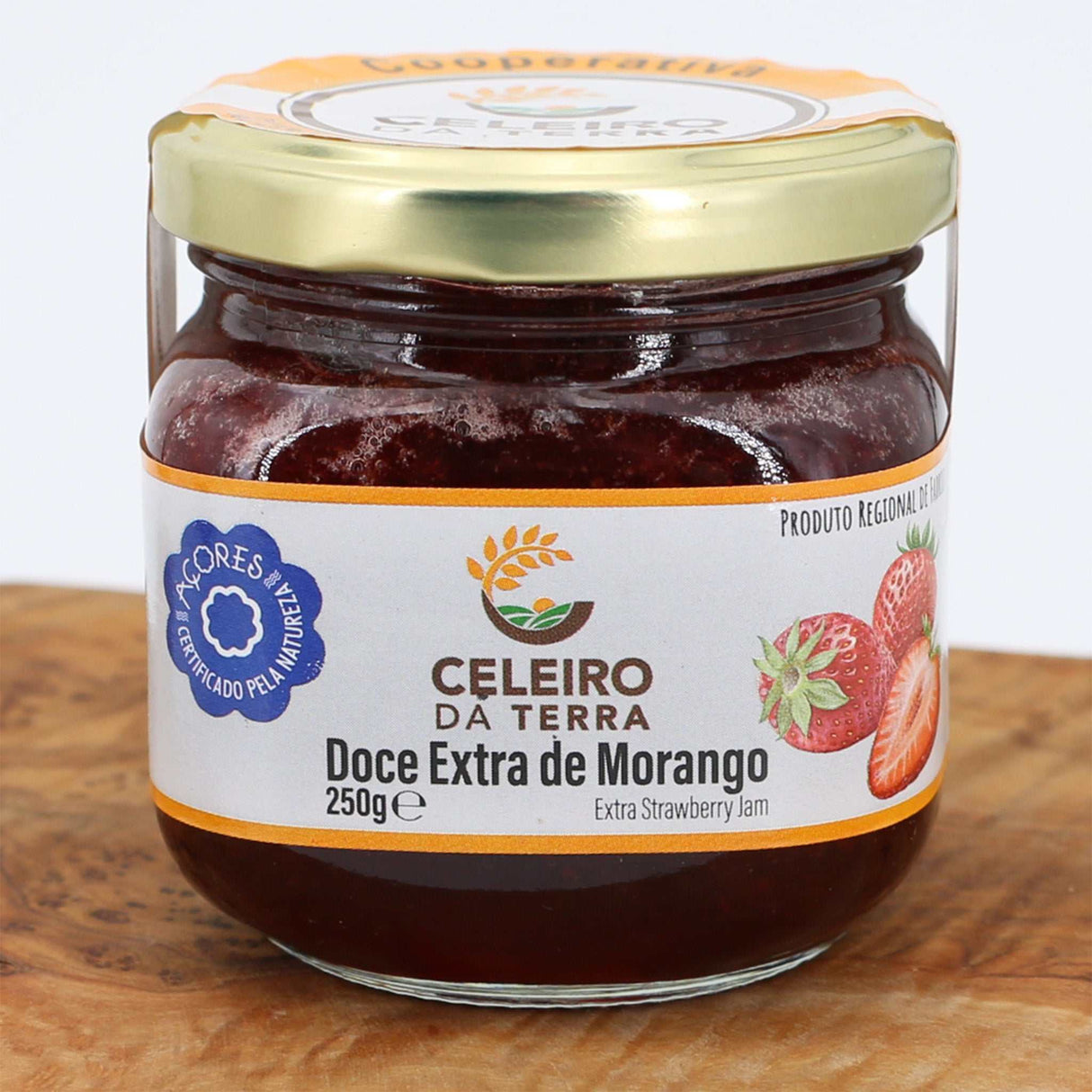 Erdbeer Fruchtaufstrich Celeiro da Terra vorne