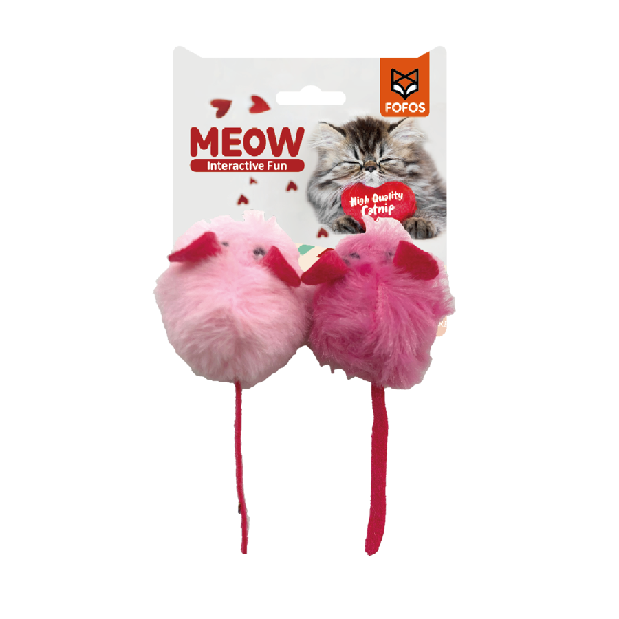 Katzenspielzeug Mäuse mit Katzenminze Packung