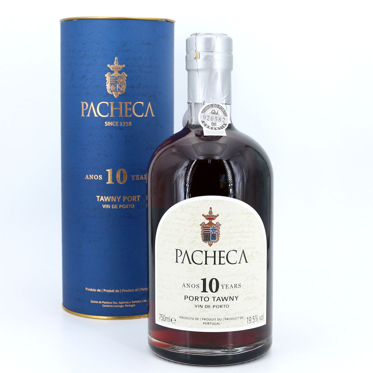 Port wine Tawny 10 years / Pacheca / Vinho do porto tawny 10 anos, 750ml