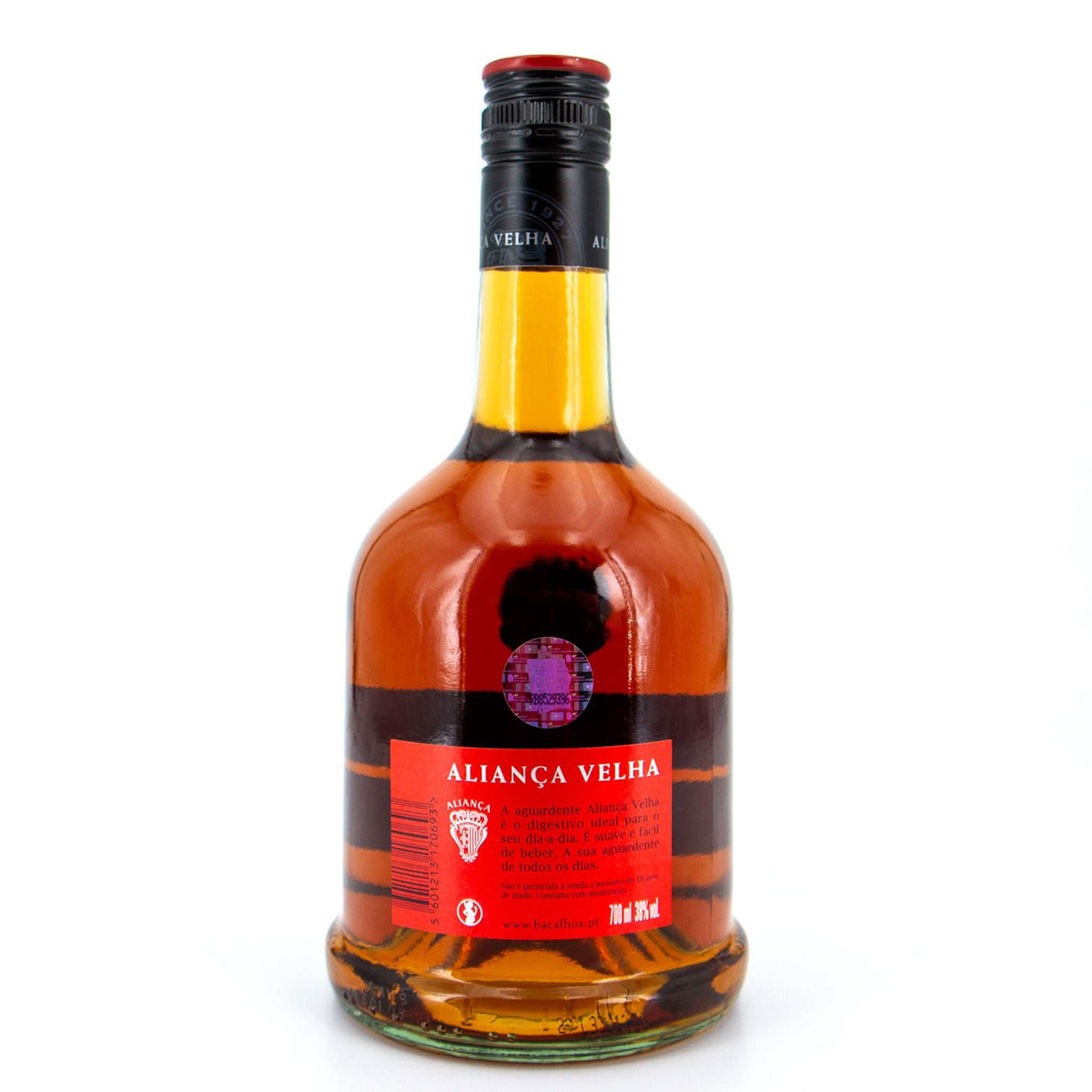 Weinbrand alianca velha hinten