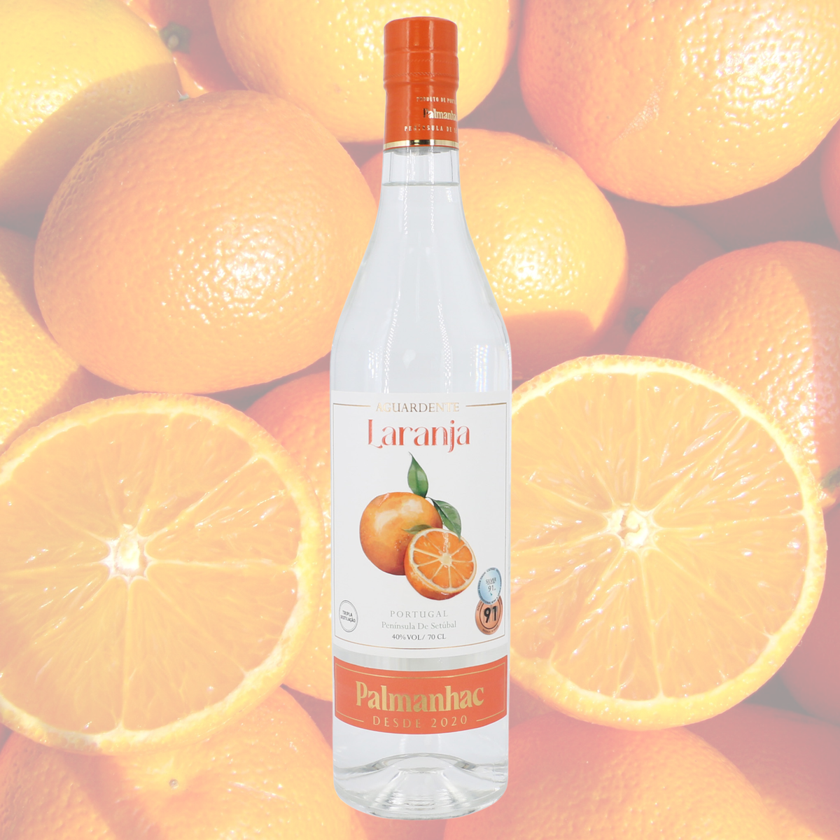 Orangenbrand Palmanhac mit Orangen