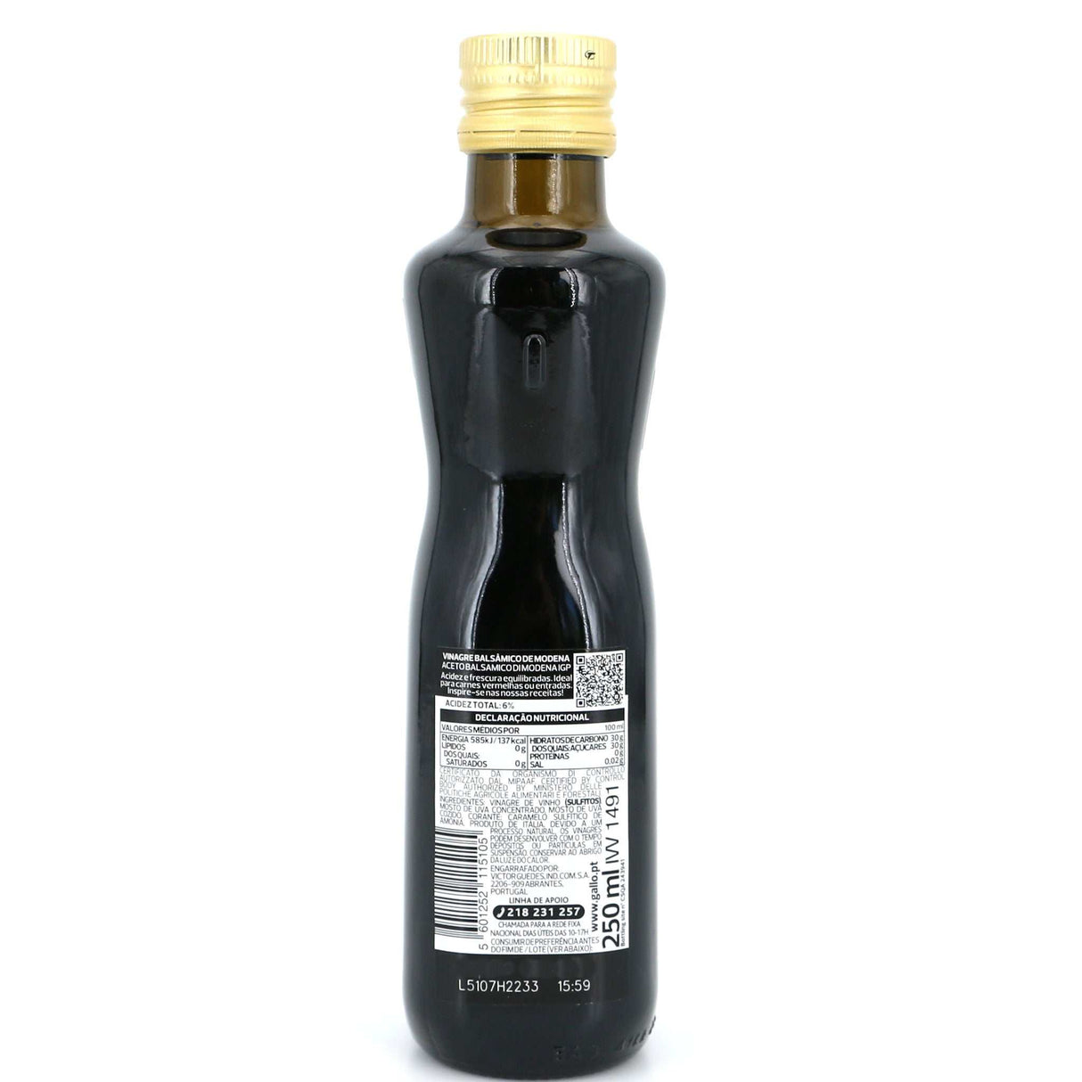 Balsamico de Modena Essig Gourmet hinten