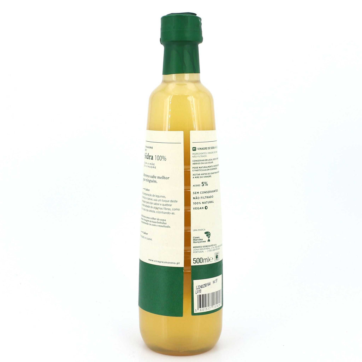 Apfelessig ungefiltert Paladin Rückseite