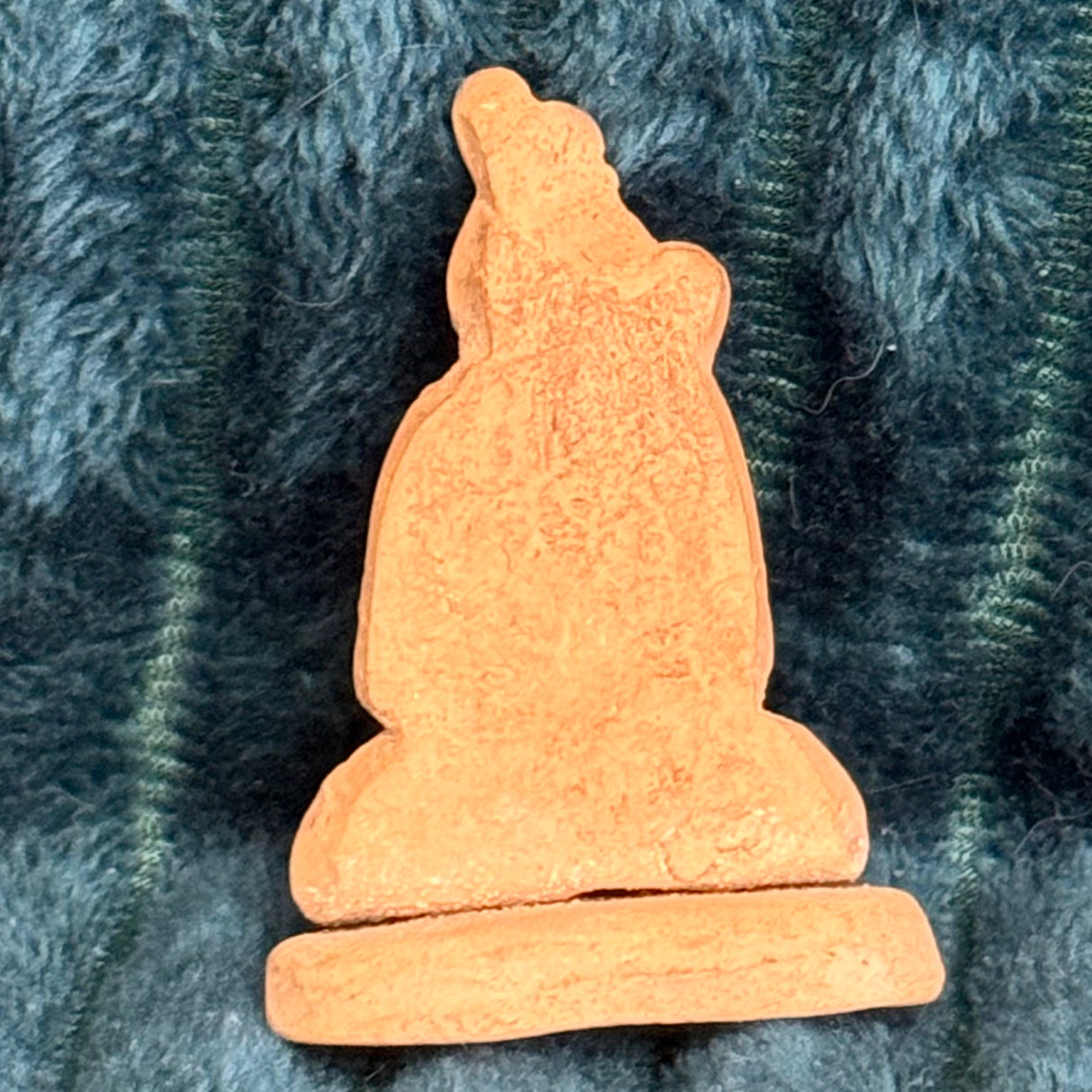 Buddhas aus Ton hinten