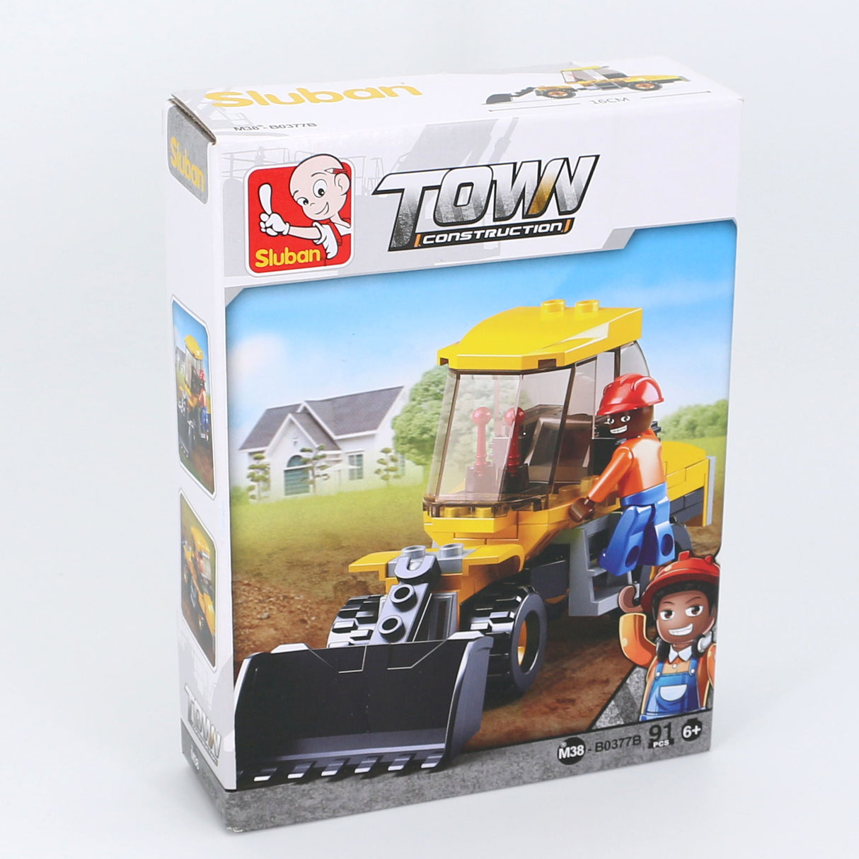 Sluban Klemmbausteine Radlader