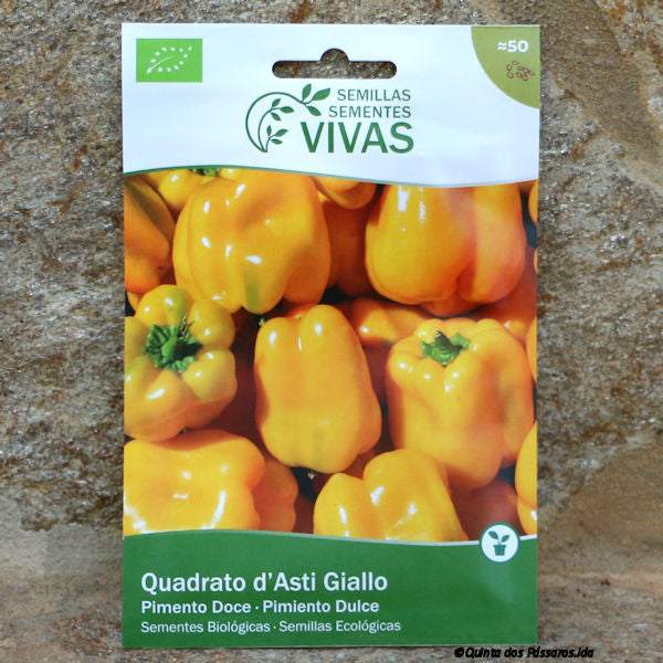 Paprika Quadrato d'Asti Giallo Saatgut