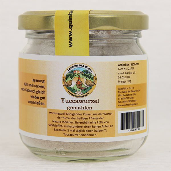 Yucca root schidigera, powder / Pó de raiz de yucca schidigera