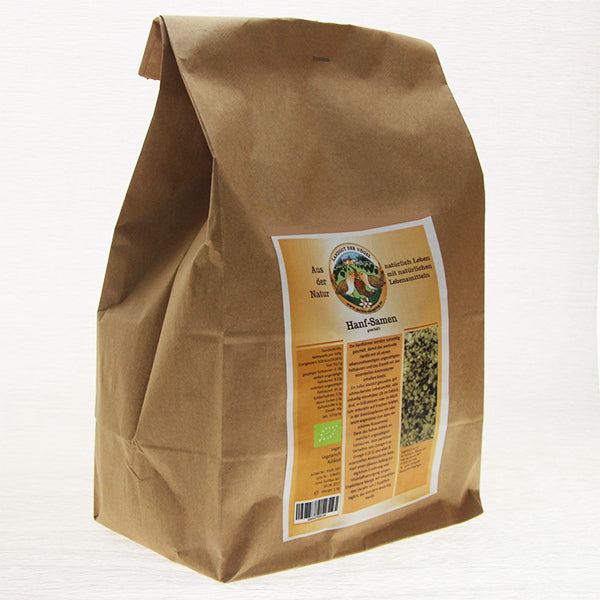 Peeled hemp seeds / Sementes de cânhamo descascado
