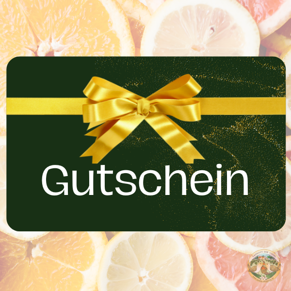 Geschenkgutschein Orangenfam und Quinta-Shopping.eu