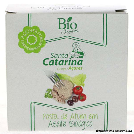 Morceaux de thon à l'huile d'olive biologique / Santa Catarina / Posta de atum em azeite bio, 160g