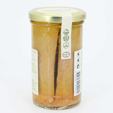 Thunfisch-Filets in Bio-Olivenöl  Santa Catarina Rueckseite