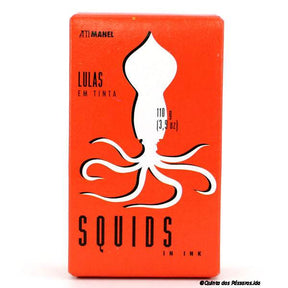 Kalmare in Pflanzenöl mit Tinte