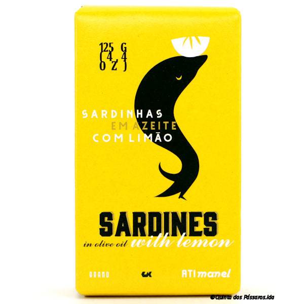 Sardine in Olivenöl mit Zitrone / Jose / Sardinhas em azeite com limão, 120g