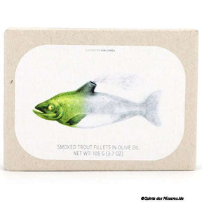 Forellenfilets in Olivenöl geräuchert