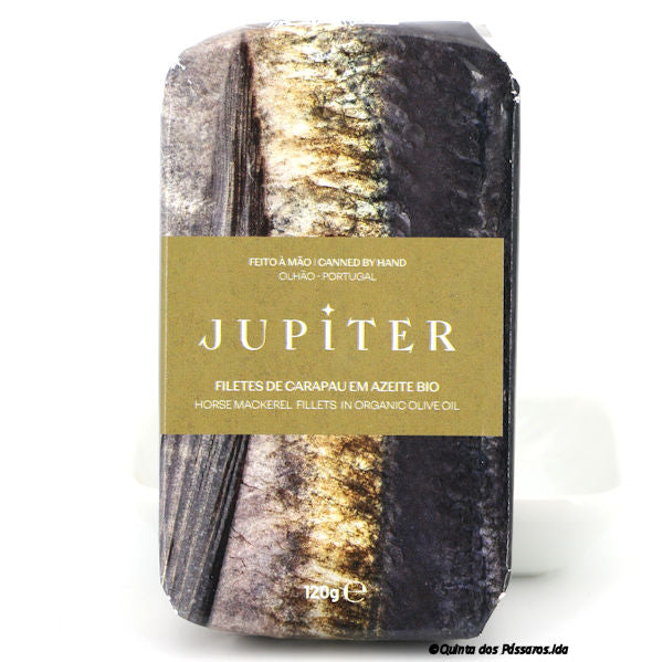Wood mackerel in organic olive oil / Jupiter / Carapaus em azeite organic, 120g
