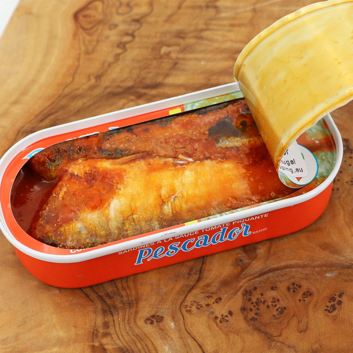 Sardine in Tomate pikant Pescador Dose offen