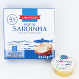 Sardinen Paté / Paté de sardinha amanhecer 4*22g Dose