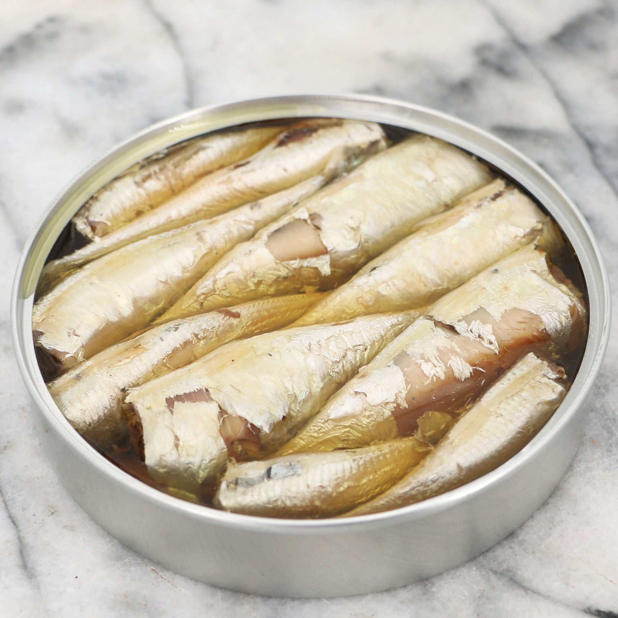 Sardine extra klein in Olivenöl  Cântara Dose offen