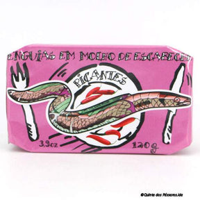 Aal in Escabeche-Sauce pikant 