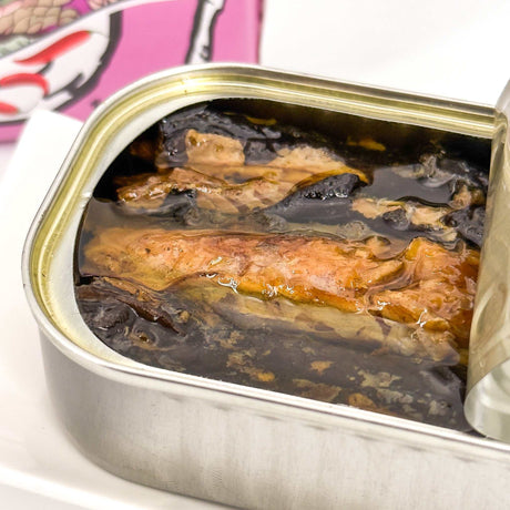 Aal in Escabeche-Sauce pikant offen