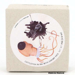 Tintenfisch Paté mit Tinte und Garnelen Jose