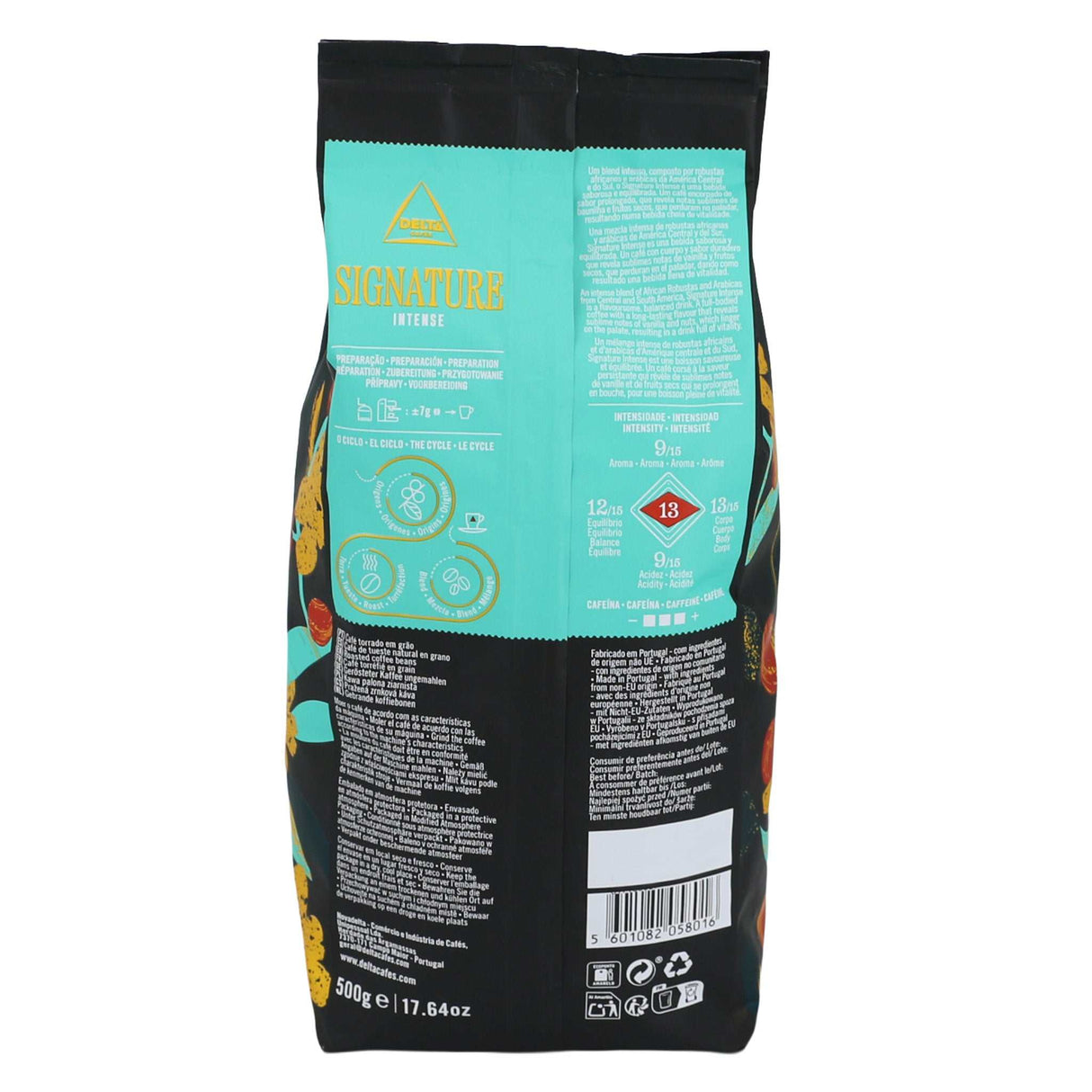 Kaffee Signature Intensiv ganze Bohne hinten