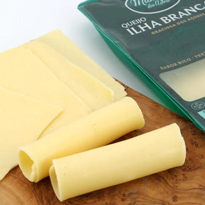 Käse in Scheiben Ilha Branca Azoren Scheiben